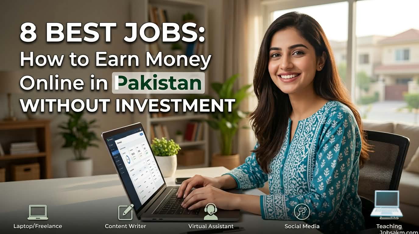 Online earning jobs in Pakistan without investment banner